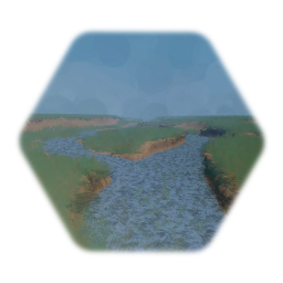Desert River w/Grass - 2