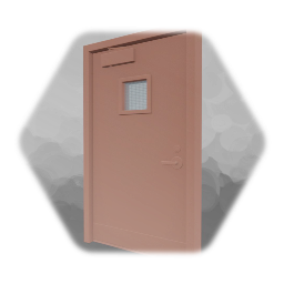 Industrial Door - Small Window