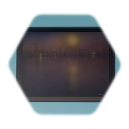 City Skyline Painting