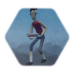 Low Poly TF2 Scout