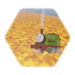 Percy dies in the Lava