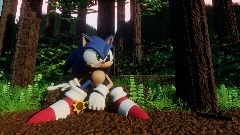 Sonic The Hedgehog Forest Scene
