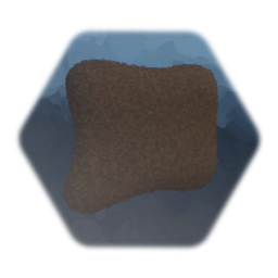 Simple brown pillow