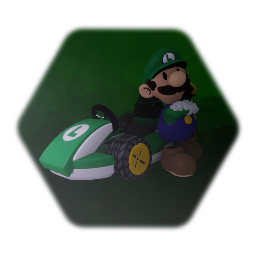 Paper Luigi's Kart