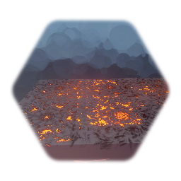 Lava and rock