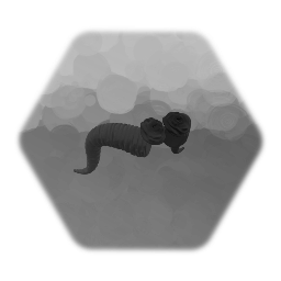 Ram horns with roses