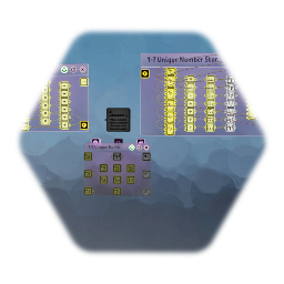 1-7 Unique Number Storage System