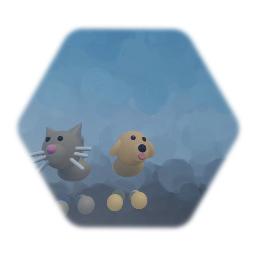 Roblox Adopt me cat and dog (Movable)