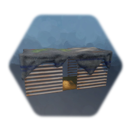 Rusty Metal Shack With Tarp