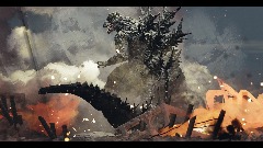 Godzilla minus one render