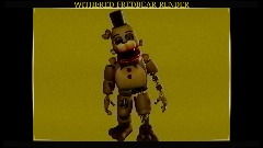 Fredbear and Friends - Withered Fredbear Render
