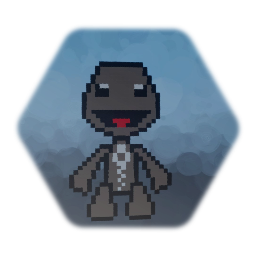 Pixel sackboy
