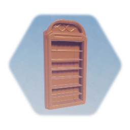 <uiarmchair> ORNATE WOOD BOOKCASE 1A