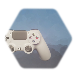White PS4 Controller interactive (+ effects)