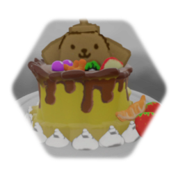 Pompompurin Pudding from Animal Crossing