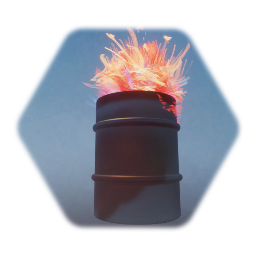 Oil Barrel Fire