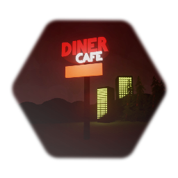 Diner and Cafe billboard