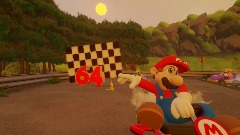 Mario kart main menu