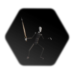 Fantasy Swordsman FPS Character