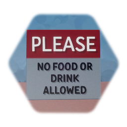 No Food Sign