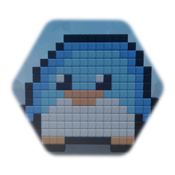 Pixel Art Baby Penguin