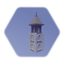 Stone Medieval Church Tower - TCMH14