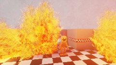 Pizzeria on fire