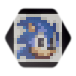 Sonic The Hedgehog - Life Icon Pixel Art