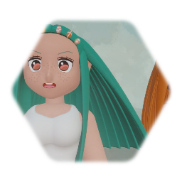 表情豊かな女の子 Expressive girl