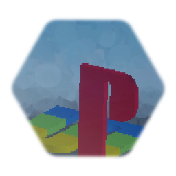 PlayStation Logo Pixel Art
