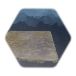 Stony, natural floor.