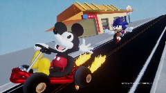 Mickey insults Sonic