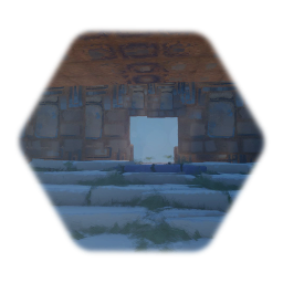 Ancient Temple Staircase Room