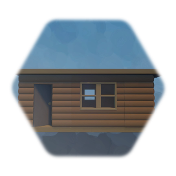 Small wooden cabin