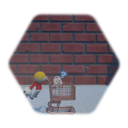 White bag (white guy as A eShop bag)