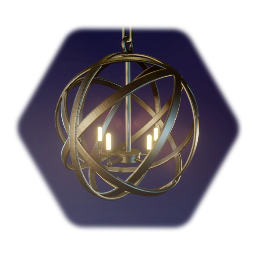 Black Globe Chandelier