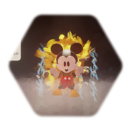 Super Saiyan Mickey Mouse(Now with Naruto run)
