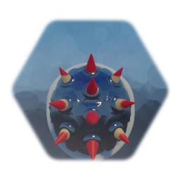 Anikos spike shield, a crowd control weapon