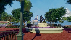 Disneyland Castle Plaza