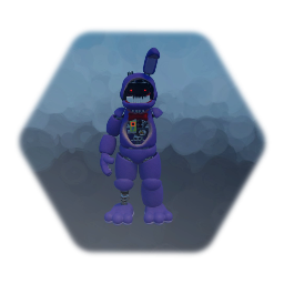 Bonnie with battery (Evil and damaged)