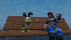 A screenshot taken in Dreams. 1 of 2.