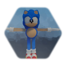 Stylized Classic sonic model