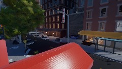 1 City Block ( enterable buildings and rooms all in one scene )