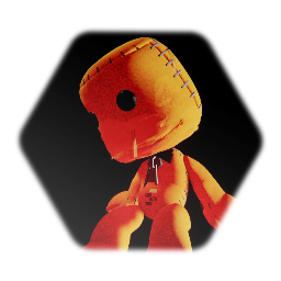 Withered Golden Mr. Sackboy