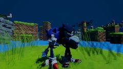 Sonic the wolf  in the Green hills act 2