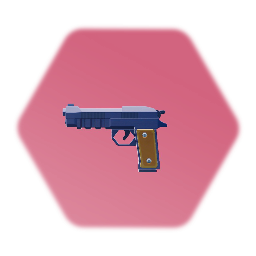 Low-Poly Handgun
