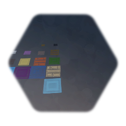 Pulse Colored Floor Tiles