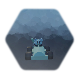 Furry ball in a go Kart
