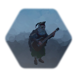 Evil Wizard Guitarist Puppet Man