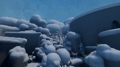 Montagnes enneigées (étape Mickey et Tails)